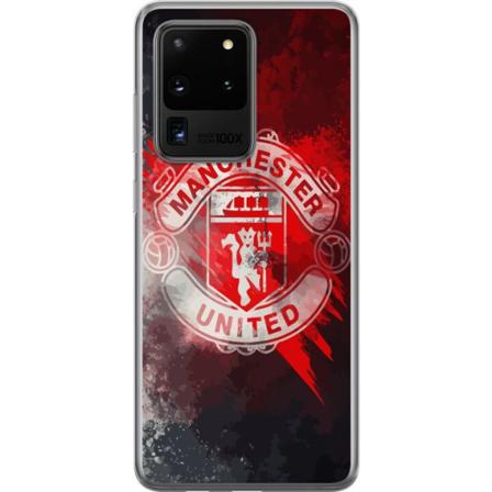 Samsung Galaxy S20 Ultra Läpinäkyvä kuori Manchester United