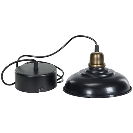 Lamppu Nemo Musta Ø20x11cm