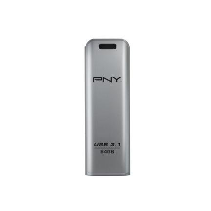PNY Elite Steel - USB-flashstasjon - 64 GB