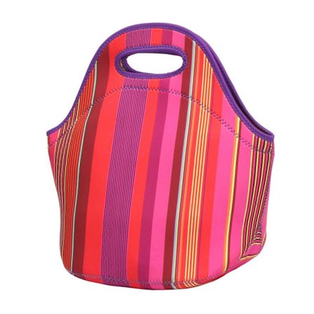 Isoleret Neopren Madtaske Tote Håndtaske Madkasse Madbeholder Tote Køletaske Varm Pose Til Skole Arbejde Kontor (FMY)