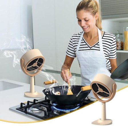 Lille Emhætte Bordplade Emhætte Adsorberende Emhætte Genopladelig Emhætte GAO2925