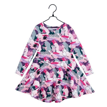 Moomin Brook -mekko, vaaleanpunainen