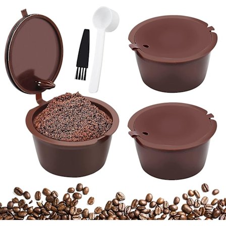 Återanvändbar Kaffepod för Dolce Gusto-maskin - 3-delars presentset
