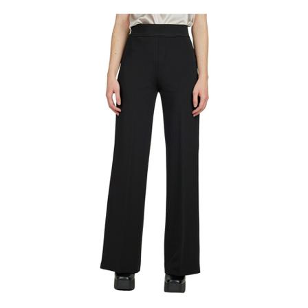 Pinko, Wide Trousers Zwart, Dames, Maat:S