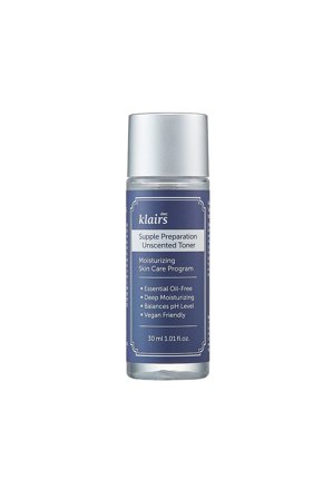 KLAIRS Supple Preparation Unscented Toner 30 ml, Skincare, Renseprodukter, Rens & Vask