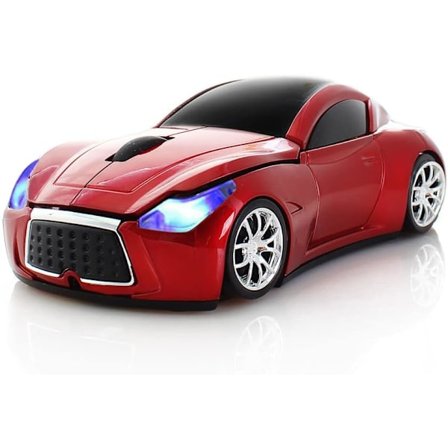 Langaton urheiluautohiiri, langaton työpöydän kannettava tietokonehiiri 2,4 GHz optinen hiiri, Windowsille, Linuxille ja Mac OS:lle