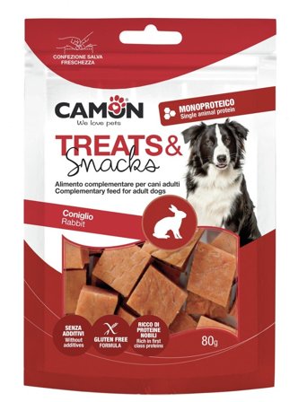 Camon Dadini di Coniglio Snack Per Cani 80g