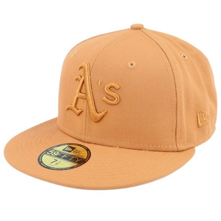 New Era - MLB - Brown - fitted - Cap - Oakland Athletics 59FIFTY Color Pack Caramel Fitted - Hatstore
