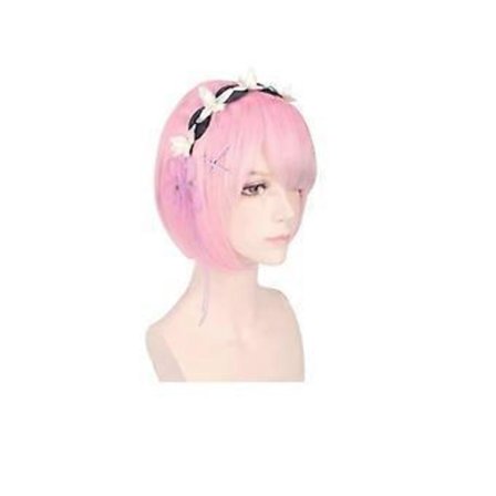 Ny Anime Cosplay Fransk Forkle Maid Fancy Dress Kostyme for Kvinner S-XXXL (Gratis Rosa)