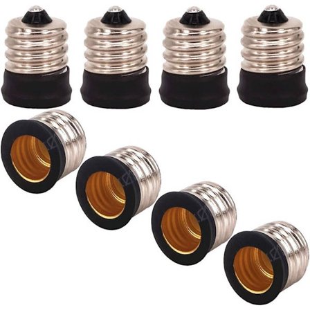 8 st E17-adapter E17 till E12 lamphållare adapterkonverter, E17 till