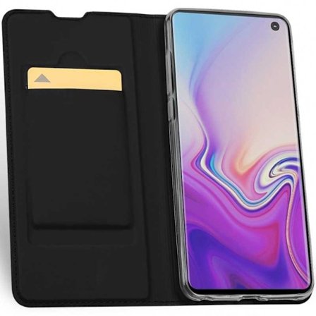 Samsung S10 Flip Case Skin Pro korttilokerolla (SM-G973F)
