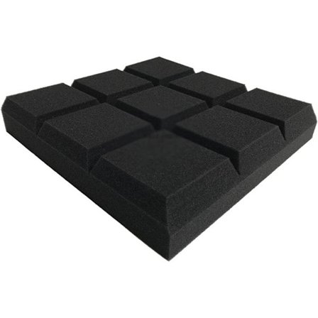 300x300x50mm 12/24stk Lyddempende plate Lydabsorberende skum Så