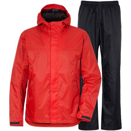 Didriksons Amur Unisex Set Unisex rainwear sets Red M