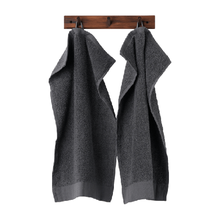 Åhléns Home Handduk GÄSTIS 30x50 cm, 2-pack Badrumstextilier Grå ONESIZE