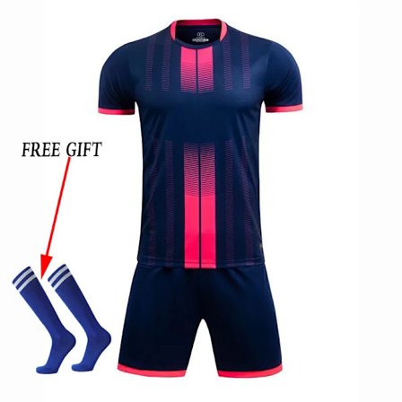 Fodboldtrøje træningssæt til børn Fodbold Sportstøj Piger Drenge Spillebold Sportstøj Sæt Vest Fodbolddragt til børn Navy A Ikke Brugerdefineret