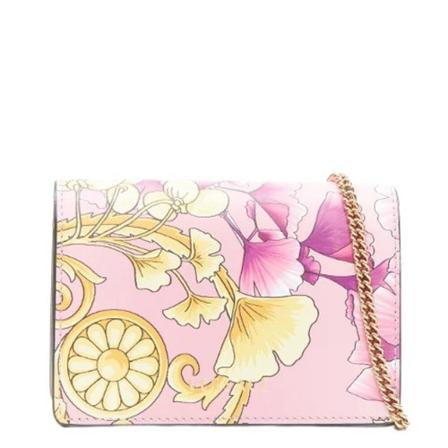 Versace Pre-owned Pre-owned Leather crossbody-Tass , Roze , Dames , Maat: ONE Size Vintage Tassen