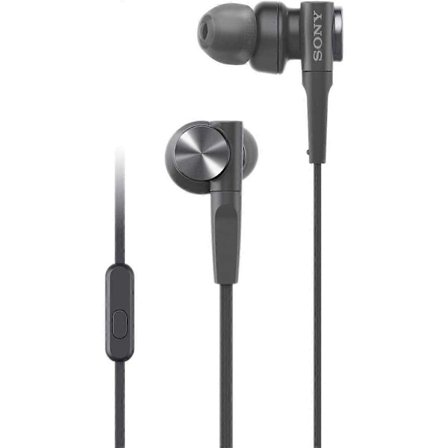 MDRXB55AP Kablede Extra Bass In-Ear Hovedtelefoner/Headset Mikrofon til Telefonopkald, Sort