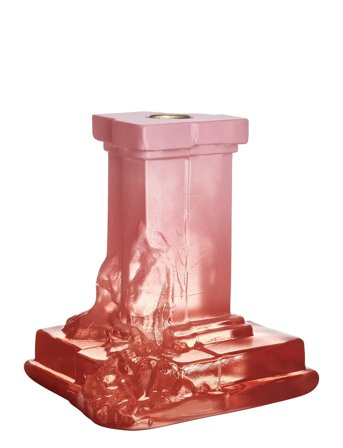 Kosta Boda | Rocky Baroque Ljusstake Spicy Rose 150Mm | 15 CM