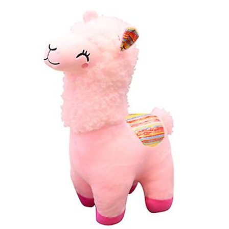 Pehmolelu söpö hymyilevä alpakka lasten syntymäpäivälahja