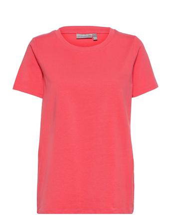 Zashoulder 1 T-Shirt T-shirt Top Lyserød Fransa