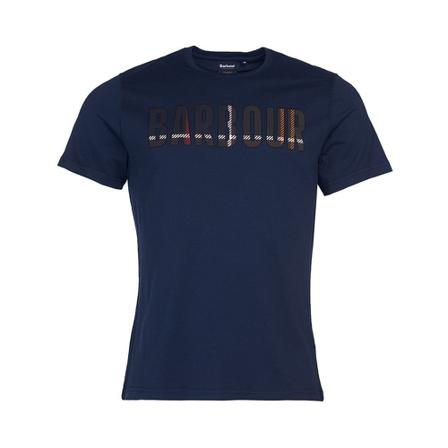 Barbour Wallace Tee Blå, Herre T-shirts