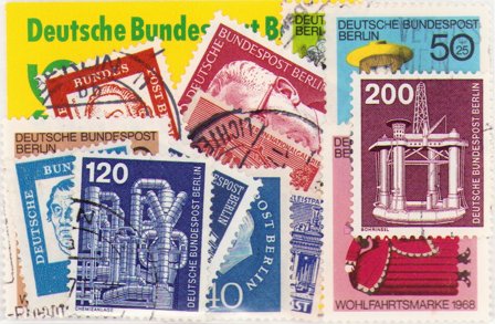 Tyskland/Berlin - Frimærkepakke - Stemplet