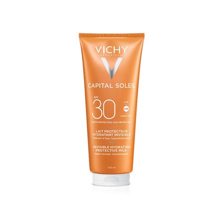 Vichy Capital Soleil Fresh Protective Milk SPF 30 300 ml, Skincare, Solcreme, Solcreme Til Ansigtet