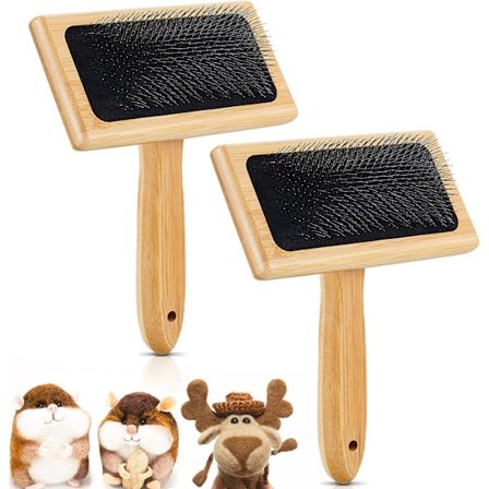 2 stk. ullkardere, håndkardere kompatible med ull, kardebørster kompatible med nålefilting