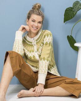 Strikkeoppskrift Kofte Stella - Dale Garn