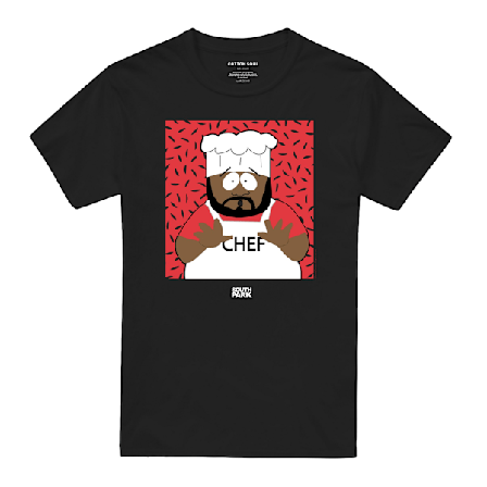 South Park Herr Chef T-shirt XL Svart