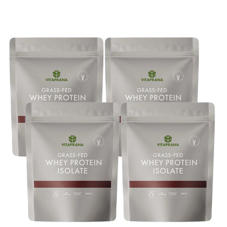 Mix&Match 4 x Valleproteinisolat Grass-fed 750 g