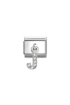CHARMS Letter cz & 925 Sterling Silver J