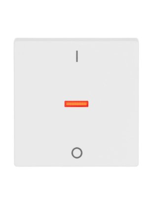 ABB 2CKA001751A3028 Vippa med röd lins, 1/0 symbol, Strömbrytare & vägguttag