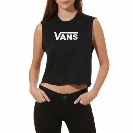Vans, Koszulka Va 49Zkblk XS Czarny, Kobieta, Rozmiar: M