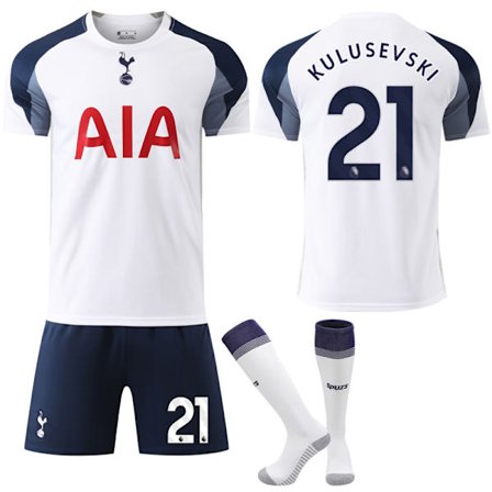 2025-2026 Tottenham Hotspur Hemmatröja för Barn och Vuxna med Strumpor No.21 Kulusevski No.21 Kulusevski(F2)