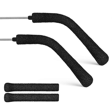 2 Par Brillearmsbetræk Strækbar Strikket Brille Stang Pude Skridsikker Brille Stang Holder