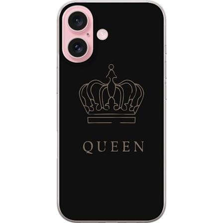 Apple iPhone 16 Gennemsigtig cover Kongelig Sommerfugl