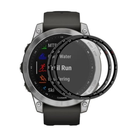 2 ST 3D Full täckning Soft PC Edge + PMMA HD skärmskyddsfilm för Garmin Fenix ​​7X