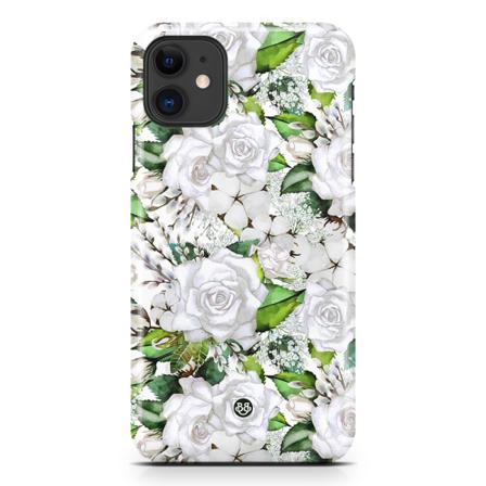 Bjornberry Iphone 11 Premiumskal - White Floral