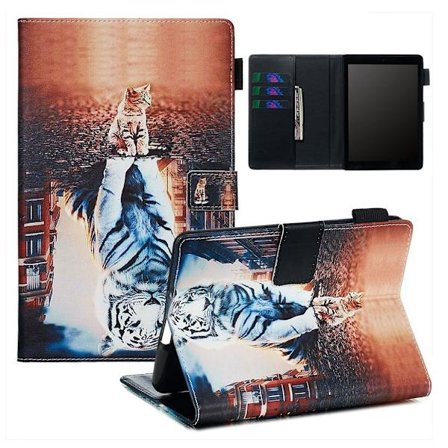 Amazon Kindle Paperwhite 4 (2018) / Kindle Paperwhite -kuvioinen nahkainen kotelo - Heijastus