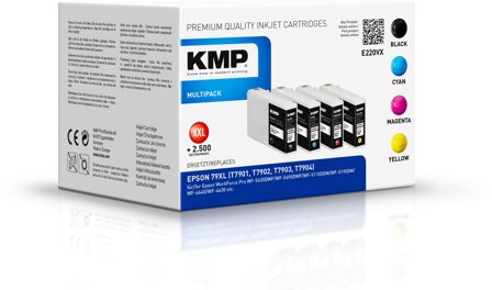 KMP Patrone Epson 79XL (T7901) comp. Vorteilspack