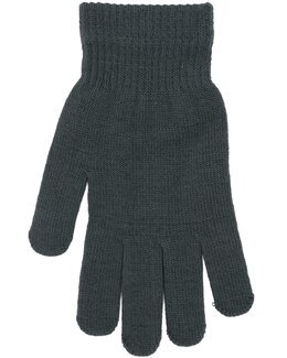 Strikket fingervante Blå - Åshild