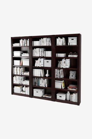 Loft24 - Väggskåp M Billie 3 Delar - Brun - Bokhyllor - Från Homeroom