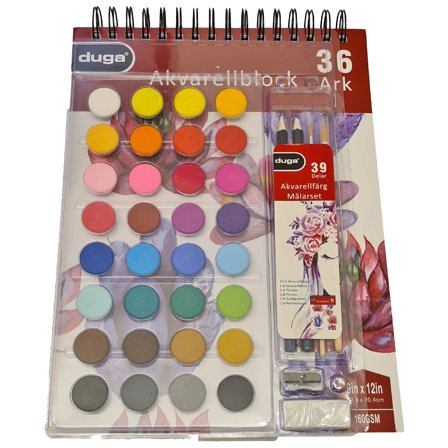 Akvarelsæt 39-pak