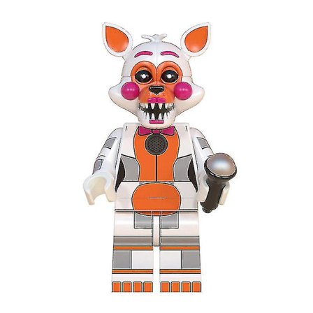 Five Nights At Freddy's Leksaksset med 8 Byggstenar, Cartoon Actionfigurer, Samlarobjekt