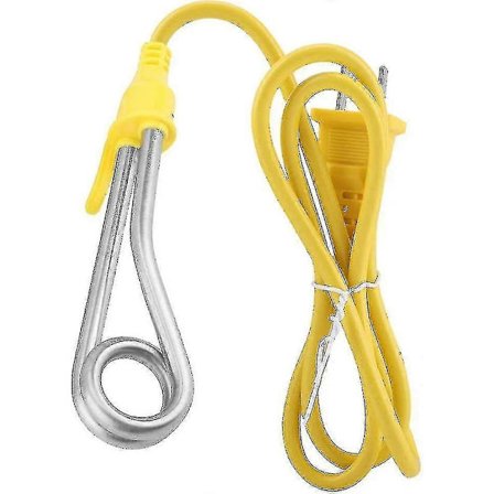 Kupinlämmitin Uppokuumennin Kannettava 220 V 600 W 1 m Yhteensopiva Retkeilyyn Ulkokäyttöön Kupille Kuuma Tee Keitto