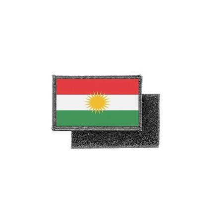 Patch ecusson trykk kurdisk Kurdistan flaggmerke