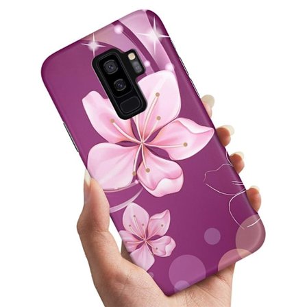 Samsung Galaxy S9 Plus - Skal/Mobilskal Vit Blomma