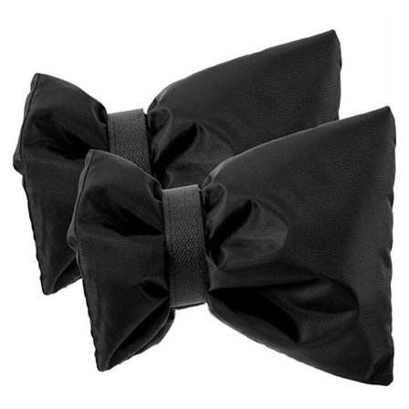 2 kpl ulkovesihanaan suoja, lämpösuojakotelo puutarhavesihanaan talveksi, lämpöeristetty suojus, pakkassuoja, lumi, sade, pakkanen, kylmä (musta