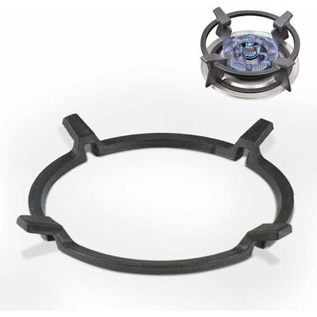 Valurautainen wok-pannun alusta Universaali wok-alusta Kaasuwokin sovitin Valurautapannulle Liukumaton musta, polttimille, kaasuliesille, liesille